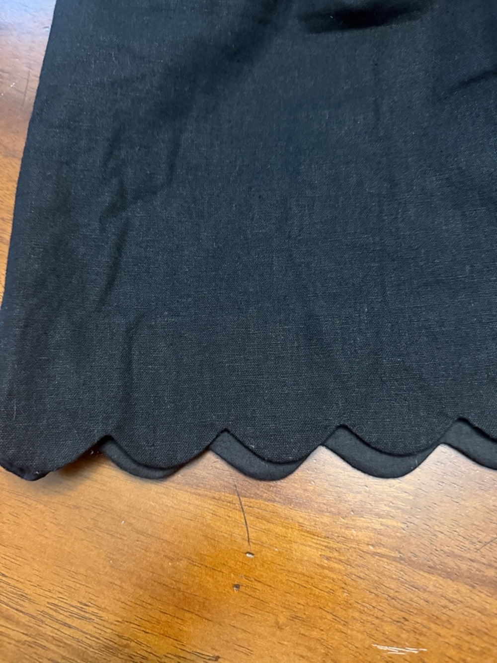 J. Crew Scalloped Sidewalk Skirt in Black - Picture 5 of 11
